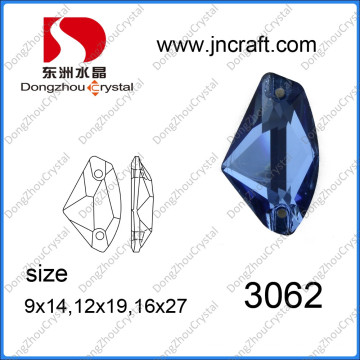 Vente en gros de verre plat de couleur saphir (DZ-3062)
